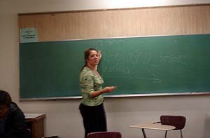 Carrie Esler teaching in San Rafael, California